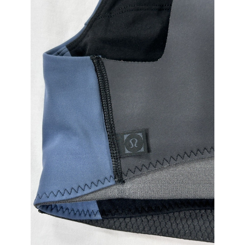 Lululemon Lab Kasta Bra Ink Blue M 6 8 Active Wear V Neck Limited Edition - Picture 3 of 7